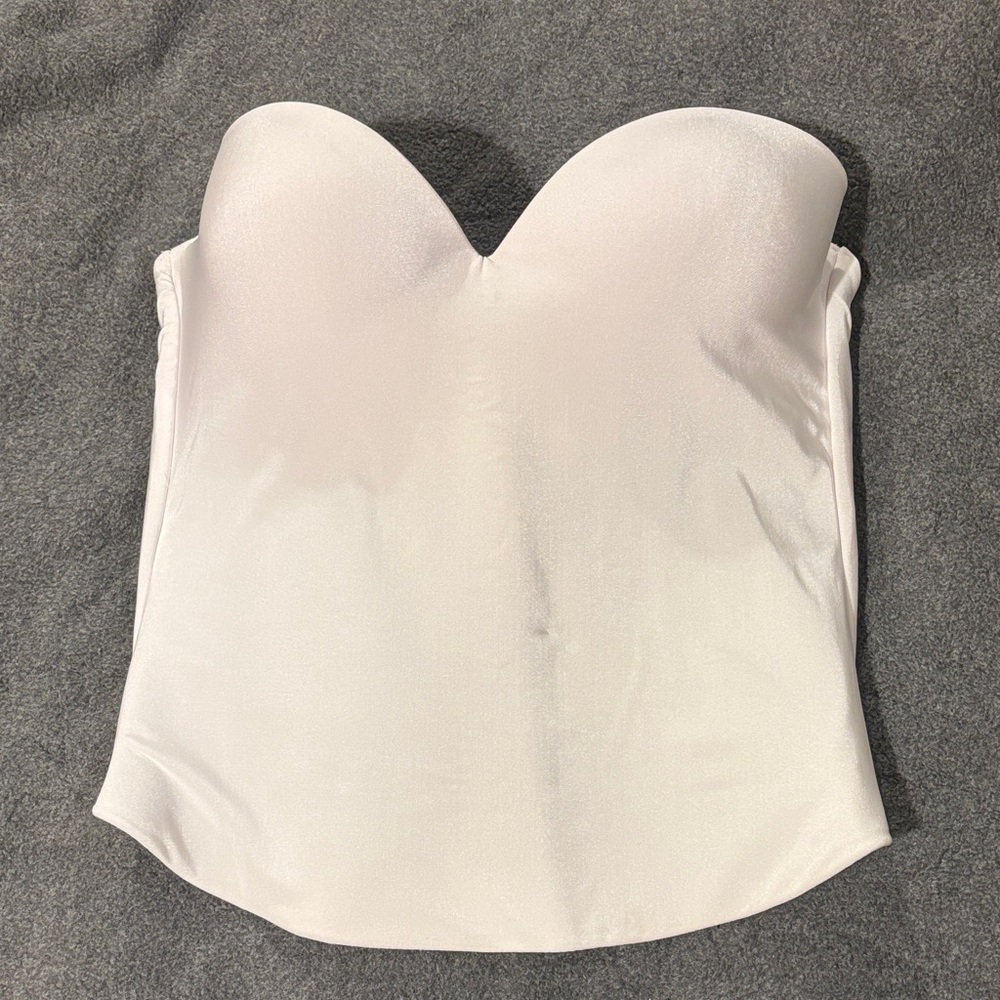 Felina White Corset Bra  Lingerie Bustier